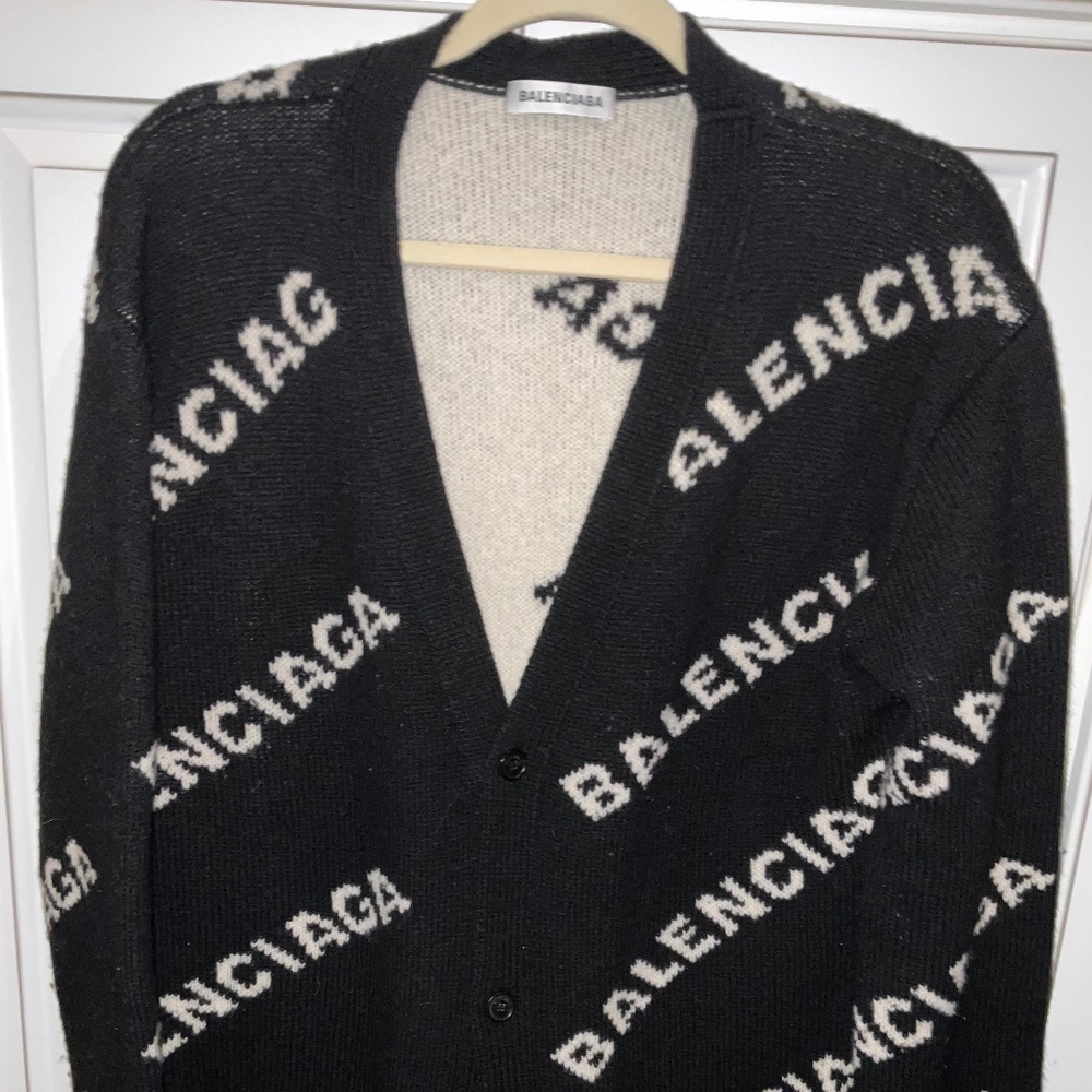 Balenciaga cardigan sweater